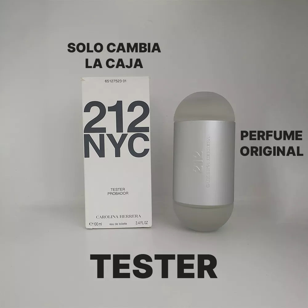 TESTER CAROLINA HERRERA 212 NYC FEM EDT 100ML