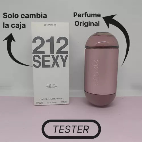 TESTER CAROLINA HERRERA 212 SEXY FEM EDP 100ML