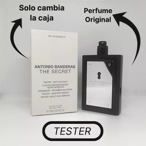 TESTER ANTONIO BANDERAS THE SECRET EDT 100ML