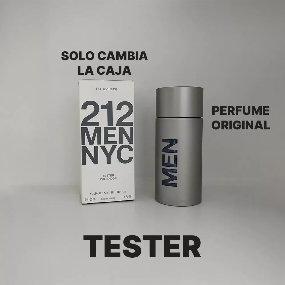 TESTER CAROLINA HERRERA 212 NYC MEN EDT 100ML